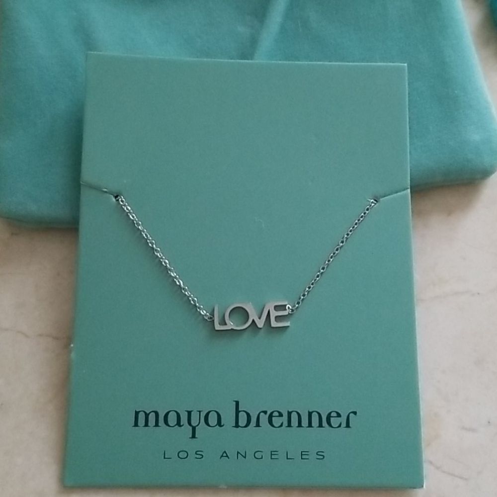 Maya Brenner Silver Love Bracelet